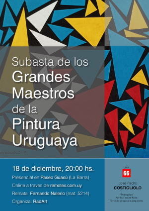 Comenz&oacute; exposici&oacute;n de obras de una subasta que beneficiar&aacute; a instituciones de Sarand&iacute; Grande