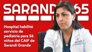 Instalaron consultorio pedi&aacute;trico para atender a 56 ni&ntilde;os en CAIF de Sarand&iacute; Grande