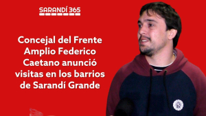Concejal del Frente Amplio anunci&oacute; visitas a los barrios en Sarand&iacute; Grande