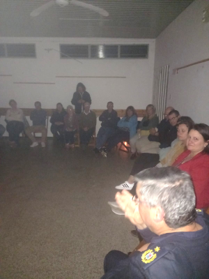 Reuni&oacute;n en el Centro Comercial de Sarand&iacute; Grande para buscar mejoras en la seguridad