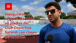 Comenz&oacute; temporada 2024 en piscina del Club Deportivo de Sarand&iacute; Grande con clases de nataci&oacute;n