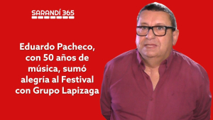 Eduardo Pacheco, con m&aacute;s de medio siglo de trayectoria, se sum&oacute; al Festival "Fontes Arrillaga"