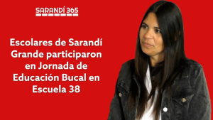 Cientos de escolares de Sarand&iacute; Grande participaron en Jornada de Educaci&oacute;n Bucal en Escuela N&deg; 38