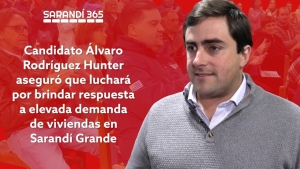 &Aacute;lvaro Rodr&iacute;guez Hunter destac&oacute; en Sarand&iacute; Grande la necesidad de abordar la creciente demanda de vivienda en la ciudad