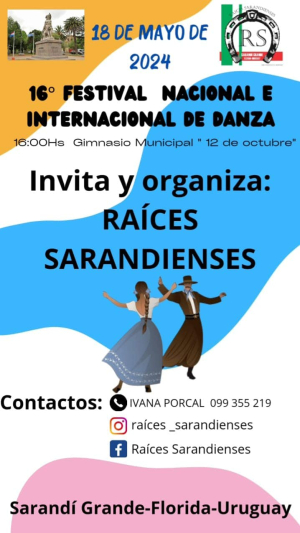Comenzaron a agendar participantes para Festival de Danza en Sarand&iacute; Grande