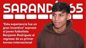 "Esta experiencia nos hizo crecer" afirm&oacute; joven futbolista Benjam&iacute;n Rodr&iacute;guez al regresar de su primer torneo internacional en Espa&ntilde;a