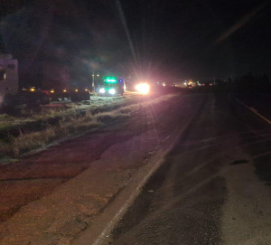 Polic&iacute;a Caminera intenta canalizar el tr&aacute;nsito en ruta 5 obstru&iacute;da