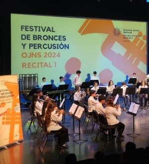 Percusionista de Sarand&iacute; Grande comenz&oacute; participaci&oacute;n en Festival de Bronces y Percusi&oacute;n 2024