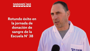 Secretario de Escuela 38 de Sarand&iacute; Grande destac&oacute; el ambiente positivo generado por jornada de donaci&oacute;n de sangre