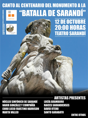 Definen detalles del concierto homenaje al centenario del Monumento a la Batalla de Sarand&iacute; en Sarand&iacute; Grande