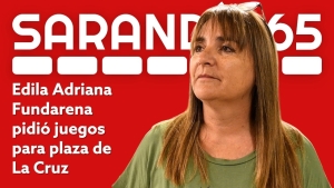 Edila Adriana Fundarena traslad&oacute; a la Junta pedido de juegos infantiles para menores de tres a&ntilde;os y reparaci&oacute;n de cancha de b&aacute;squetbol de La Cruz