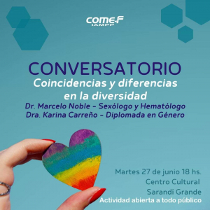 COMEF brindar&aacute; conversatorio con motivo de conmemorarse el D&iacute;a del Orgullo LGBTIQ+