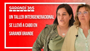 Se llev&oacute; a cabo hoy un taller intergeneracional en Sarand&iacute; Grande