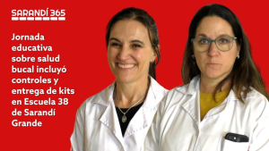 ASSE brind&oacute; controles odontol&oacute;gicos y kits de higiene dental en jornada sobre Salud Bucal en Escuela 38 de Sarand&iacute; Grande