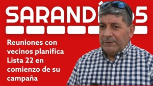 Agrupaci&oacute;n Juan Justo Amaro Peralta comenz&oacute; campa&ntilde;a en Sarand&iacute; Grande con enfoque en participaci&oacute;n barrial