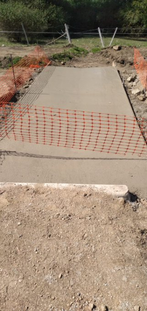 Construyen los primeros badenes en el barrio Garibaldi de Sarand&iacute; Grande