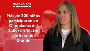 Unos 200 ni&ntilde;os participaron de la 4ta. edici&oacute;n de las Olimpiadas del Saber en teatro de Sarand&iacute; Grande