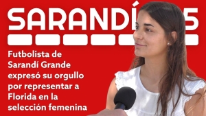 Antonella Fleitas, futbolista de Sarand&iacute; Grande, expres&oacute; su orgullo por representar a Florida en la selecci&oacute;n femenina