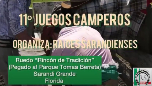 Ra&iacute;ces Sarandienses anunci&oacute; detalles de los Juegos Camperos en Sarand&iacute; Grande