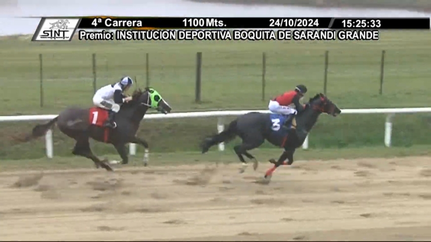 Jockey oriundo de Sarand&iacute; Grande se destac&oacute; al lograr segundo lugar en premio "Instituci&oacute;n Deportiva Boquita" en Florida