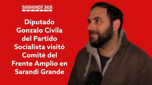Diputado Gonzalo Civila destac&oacute; la importancia de reducir las brechas de desigualdad al visitar Sarand&iacute; Grande