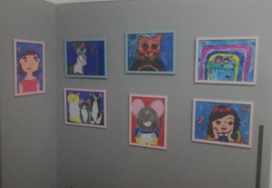 Inauguraron muestra de obras realizadas por ni&ntilde;os inspiradas en cuentos y canciones infantiles en Sarand&iacute; Grande