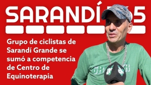 Ciclistas locales se sumaron a la competencia ben&eacute;fica de MTB en Sarand&iacute; Grande