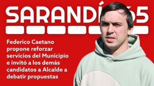 Federico Caetano propone un "Municipio donde los vecinos lleven sus ideas" e invit&oacute; a los dem&aacute;s candidatos a un debate p&uacute;blico