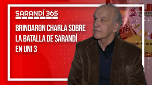 Completa charla sobre la Batalla de Sarand&iacute; brind&oacute; Uni 3 en Sarand&iacute; Grande