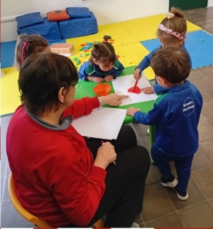 CAIF de Sarand&iacute; Grande llev&oacute; a cabo actividades l&uacute;dico-educativas por la Semana del Coraz&oacute;n