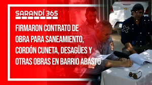 El 6 de noviembre comenzar&aacute;n anheladas obras en Barrio Abasto de Sarand&iacute; Grande tras firma hoy de contrato