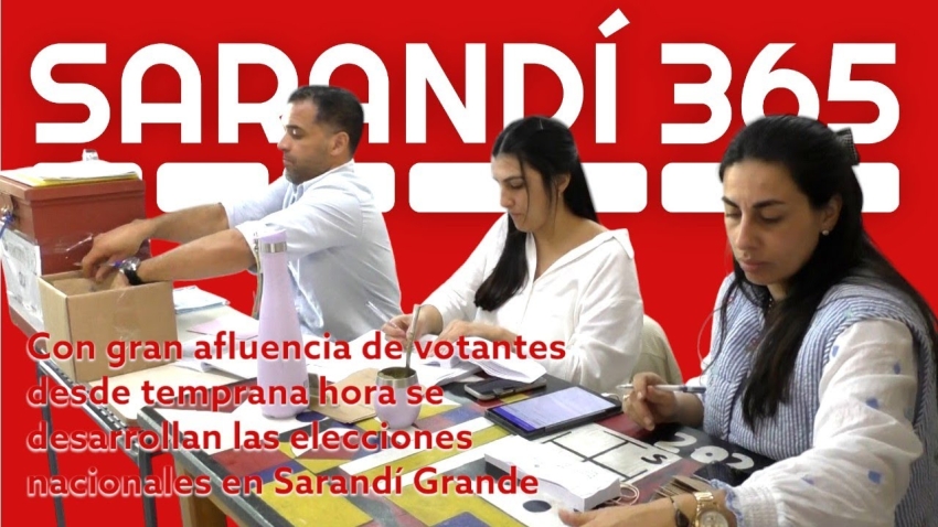 Mayor&iacute;a de votantes de Sarand&iacute; Grande eligi&oacute; la primera hora de la ma&ntilde;ana para acudir a las urnas