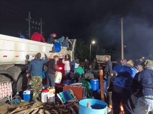 120 personas llegaron hoy a Polanco del Y&iacute; para 7ma Traves&iacute;a organizada por CDSBV de Sarand&iacute; Grande