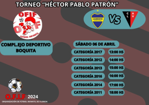 Boquita enfrentar&aacute; hoy a La Vascongada al comenzar hoy su temporada de F&uacute;tbol Infantil