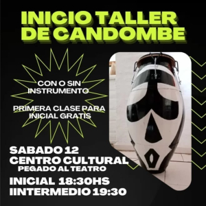 Comenzar&aacute; el s&aacute;bado nuevo taller de candombe en Sarand&iacute; Grande