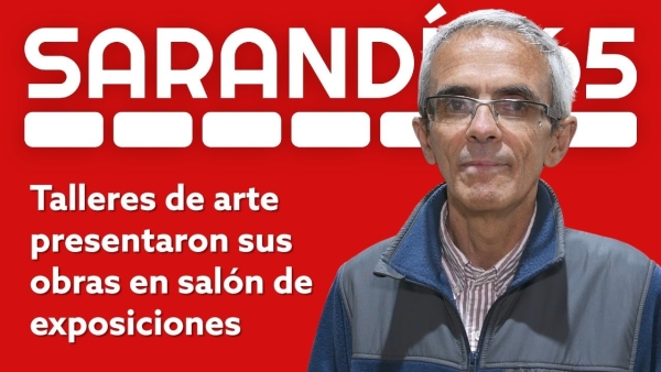 Artistas de Sarandí Grande expusieron sus obras en la tradicional exposición de octubre