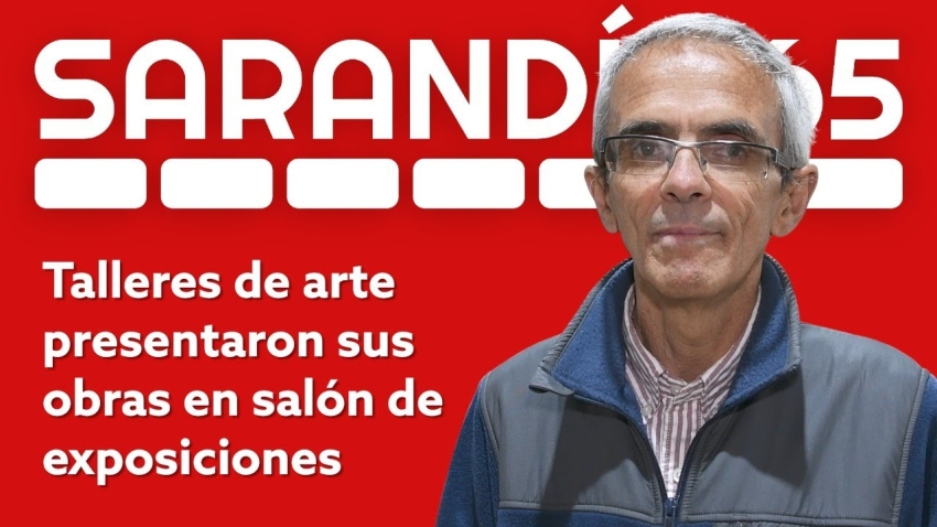 Artistas de Sarandí Grande expusieron sus obras en la tradicional exposición de octubre