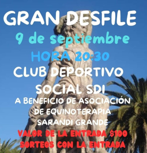 Anuncian desfile de moda a beneficio de la Asociaci&oacute;n de Equinoterapia en Sarand&iacute; Grande