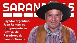 Payador argentino Juan Romani destac&oacute; el contrapunto como un duelo po&eacute;tico en 1&deg; Encuentro de Payadores de Sarand&iacute; Grande