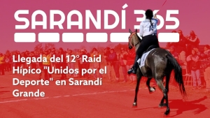 Dieciocho equinos llegaron a la meta en el Ra&iacute;d H&iacute;pico "Unidos por el Deporte" en Sarand&iacute; Grande