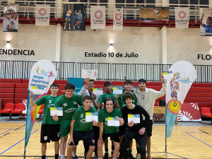 Equipo del Liceo Faustino Harrison de Sarand&iacute; Grande se coron&oacute; hoy campe&oacute;n departamental de futsal