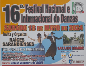 Ya hay 15 grupos de danzas confirmados y entradas a la venta para 16&ordm; Festival Nacional e Internacional de Danzas en Sarand&iacute; Grande