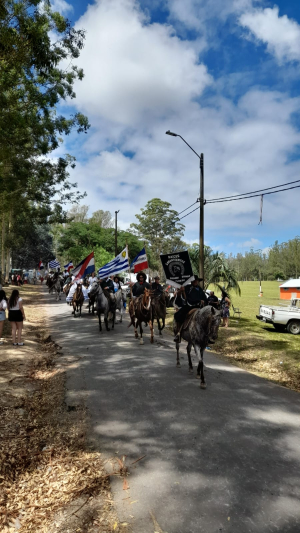 Delegaci&oacute;n de Ra&iacute;ces Sarandienses se sum&oacute; al Encuentro Gaucho 2024 desde Sarand&iacute; Grande