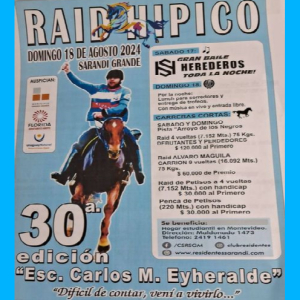 Ajustan detalles para un nuevo Ra&iacute;d H&iacute;pico "Esc. Carlos M. Eyheralde" en Sarand&iacute; Grande