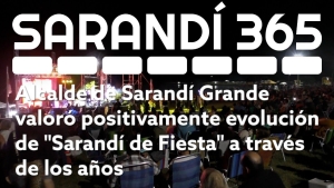 Inversi&oacute;n en "Sarand&iacute; de Fiesta" creci&oacute; de 150 mil pesos a m&aacute;s de un mill&oacute;n y medio desde 2015 hasta la actualidad, destac&oacute; el Alcalde Cayetano Stopingi