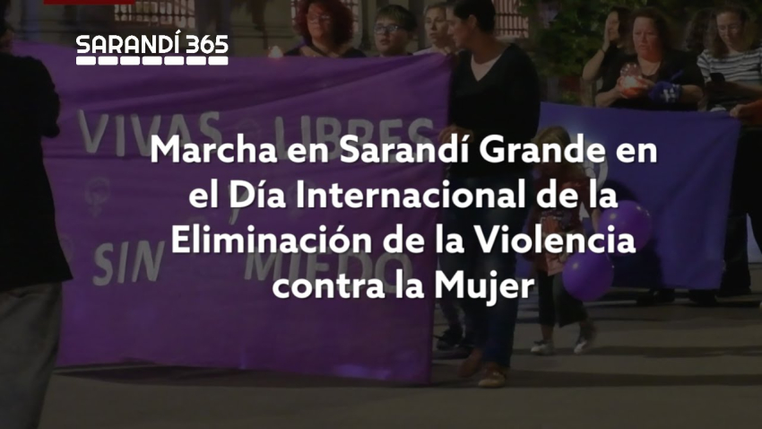 Marcha del 25 N en Sarand&iacute; Grande busc&oacute; promover conciencia y visibilizaci&oacute;n sobre la violencia de g&eacute;nero