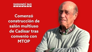 Comenz&oacute; construcci&oacute;n de sal&oacute;n multiuso de CADISAR tras convenio con MTOP y podr&iacute;a estar pronto antes de fin de a&ntilde;o