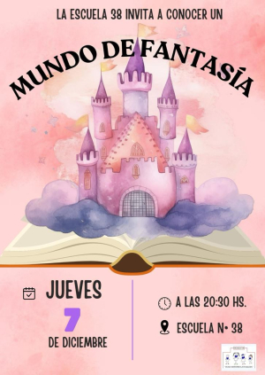 El jueves se celebrar&aacute; el acto cultural "Mundo de Fantas&iacute;a" en la Escuela 38