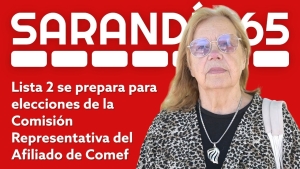Perla Gonz&aacute;lez destac&oacute; compromiso de Lista 2 con afiliados de COMEF en Sarand&iacute; Grande y convoc&oacute; a votar en elecciones del 27 de abril