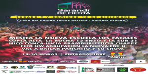 70 premios tendr&aacute; el bono colaboraci&oacute;n para "Sarand&iacute; de Fiesta" en Sarand&iacute; Grande